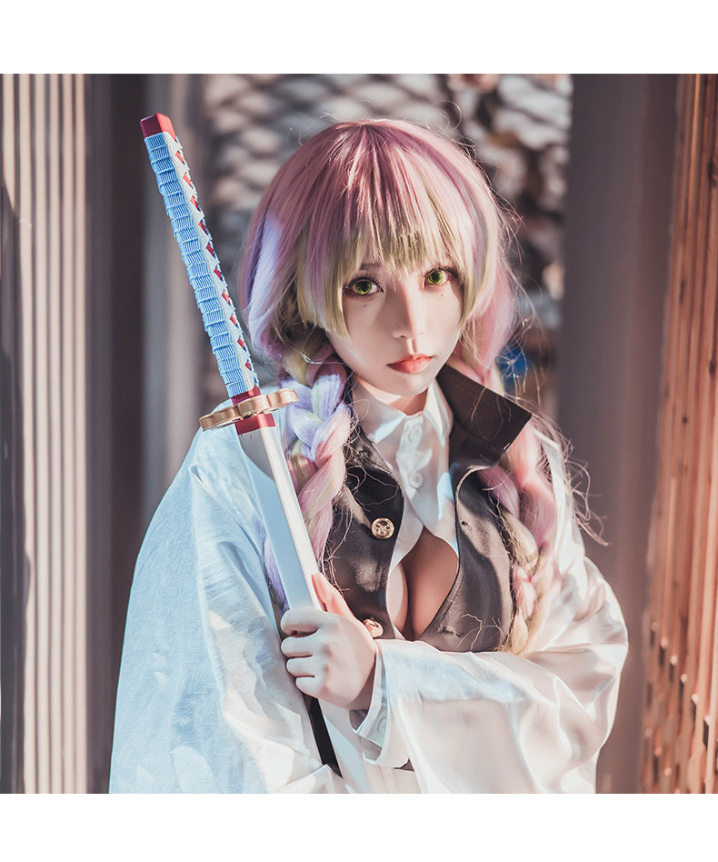 【Kimetsu No Yaiba】Kanroji Mitsuri Cosplay Costume Full Set