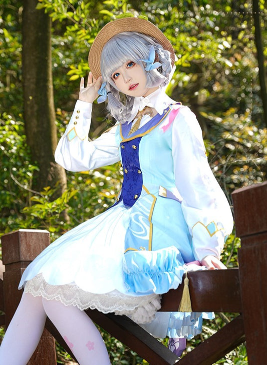 【Genshin Impact】Kamisato Ayaka Cosplay Costume Full Set