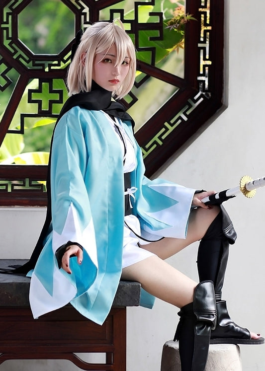 【Fate Grand Order】Okita Souji  Cosplay Costume Full Set