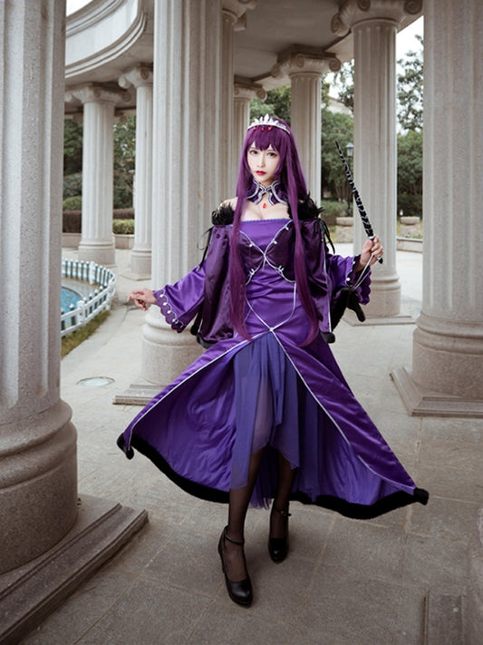 【Fate Grand Order】Scáthach-Skaði Caster Cosplay Costume Full Set