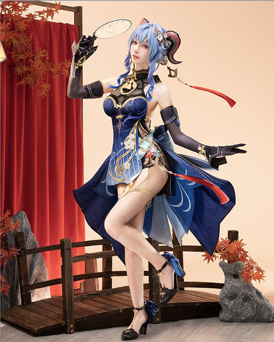 【Genshin Impact】Ganyu Cosplay Costume Full Set