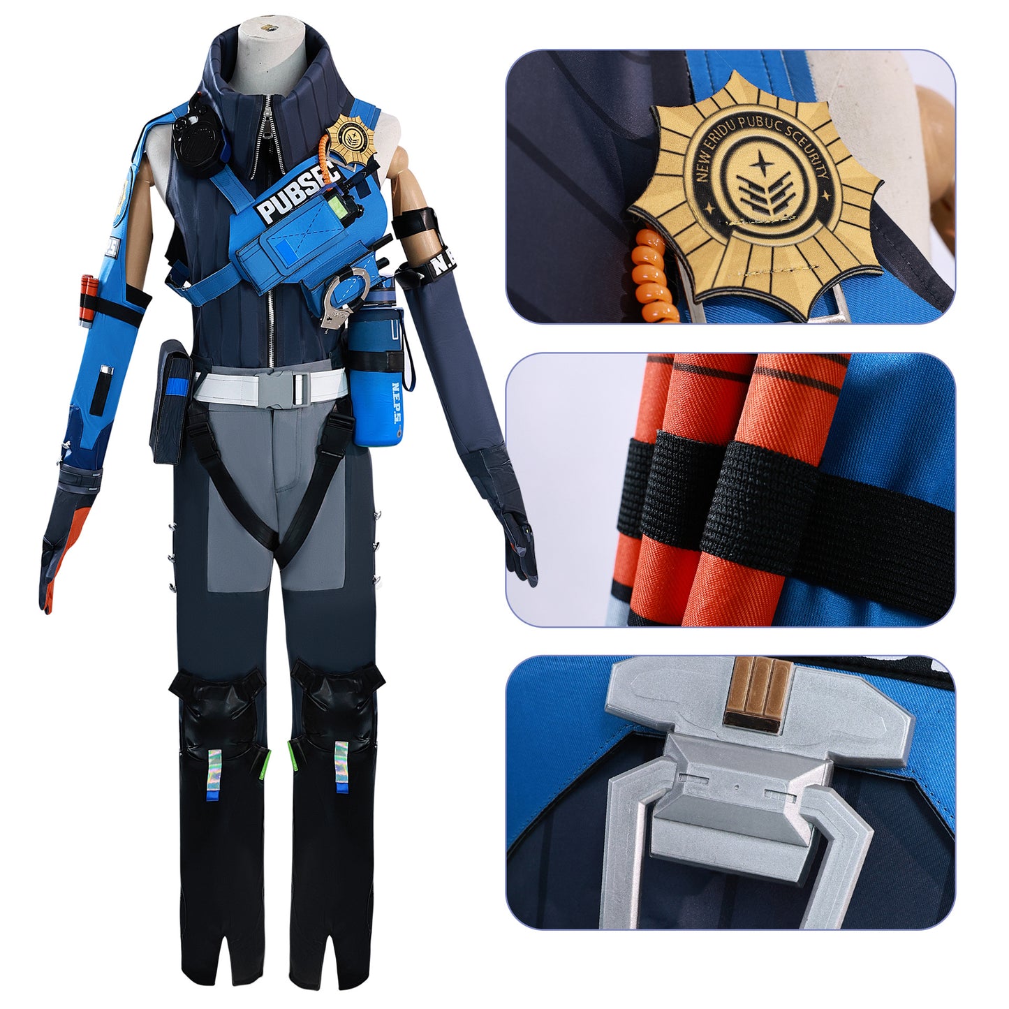 【Zenless Zone Zero】Seth Cosplay Costume Full Set